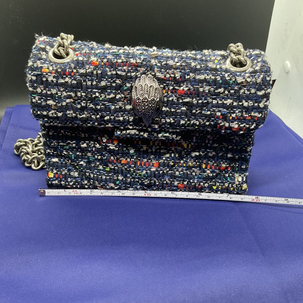 Kurt Geiger London Mini Kensington Tweed Crossbody